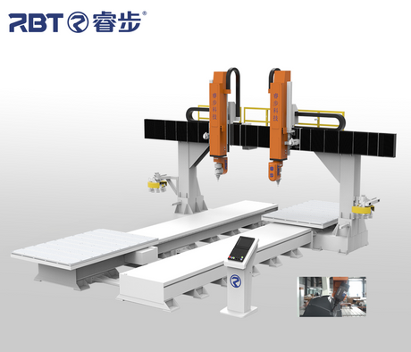 複雑な加工のための高精度 5 軸 CNC ルーターマシン