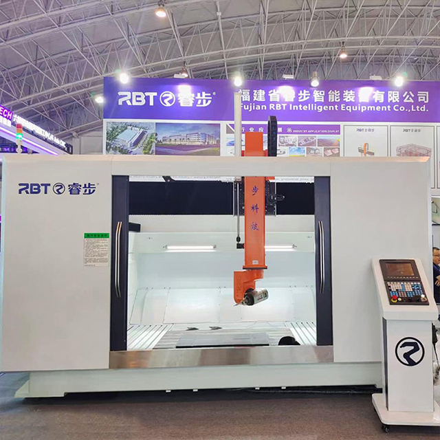 プラスチック複合材料用のRBT 5軸CNCカッティングマシンアルミニウムハニカム