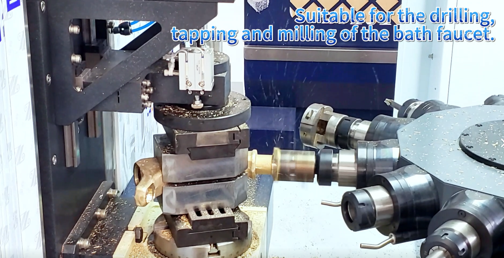 RBT 12 スピンドル蛇口生産用横型 CNC マシン CE 承認済み